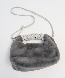 MB mint breeze（エムビーミントブリーズ）の「エコファー2WAYミニバッグ（ショルダーバッグ）」