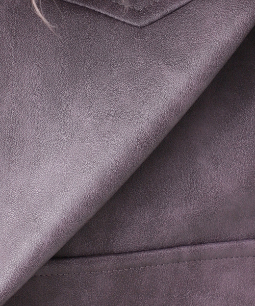 Oriens JOURNAL STANDARD（オリエンス ジャーナルスタンダード）の「2way ファージャケット（その他アウター・レディース・ブラック/ブラウン系その他/パープル・FREE）」の9枚目の写真