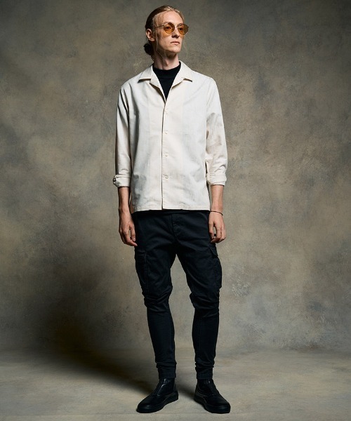 wjk（ダヴルジェイケイ）の「ab1798- IVXLCDM ×wjk  slim chain bracelet チェーンブレスレット(908 iv02h)（ブレスレット・メンズ・ブラック・FREE）」の9枚目の写真