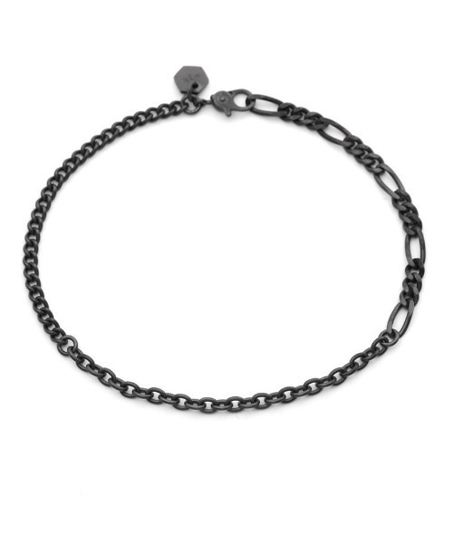 wjk（ダヴルジェイケイ）の「ab1798- IVXLCDM ×wjk  slim chain bracelet チェーンブレスレット(908 iv02h)（ブレスレット・メンズ・ブラック・FREE）」の10枚目の写真
