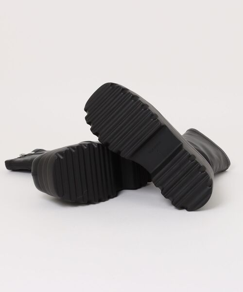 one way（ワンウェイ）の「トリプルソールショートブーツ（ブーツ・レディース・ブラック/ブラック系その他・MEDIUM/LARGE/SMALL）」の12枚目の写真