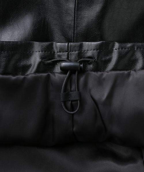 Spick & Span（スピックアンドスパン）の「フェイクレザースタンドカラーブルゾン（ブルゾン・レディース・ブラック・FREE）」の13枚目の写真