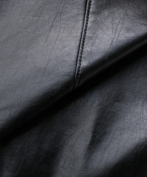 Spick & Span（スピックアンドスパン）の「フェイクレザースタンドカラーブルゾン（ブルゾン・レディース・ブラック・FREE）」の16枚目の写真