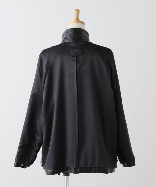 Spick & Span（スピックアンドスパン）の「フェイクレザースタンドカラーブルゾン（ブルゾン・レディース・ブラック・FREE）」の18枚目の写真