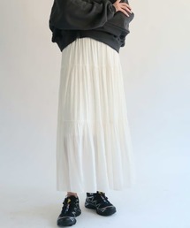 KALENO | chiffon tiered sk(スカート)