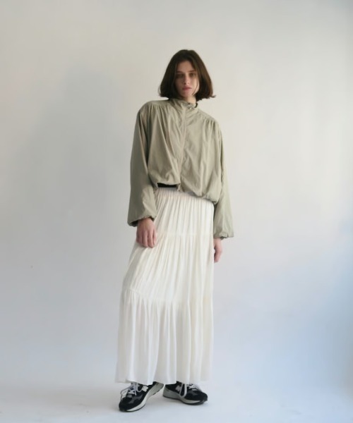 KALENO（カレノ）の「chiffon tiered sk（スカート・レディース・アイボリー・FREE）」の8枚目の写真