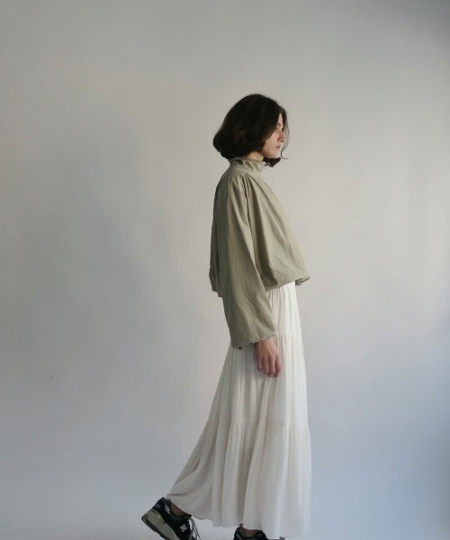 KALENO（カレノ）の「chiffon tiered sk（スカート・レディース・アイボリー・FREE）」の9枚目の写真