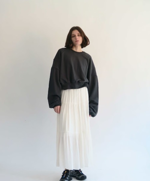 KALENO（カレノ）の「chiffon tiered sk（スカート・レディース・アイボリー・FREE）」の10枚目の写真