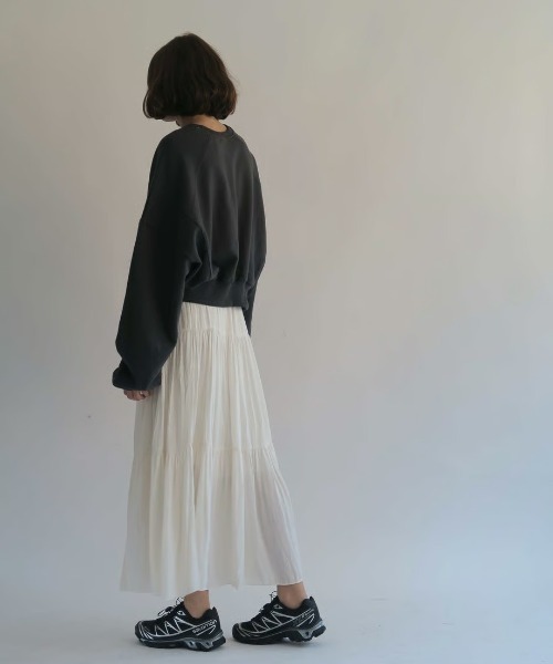 KALENO（カレノ）の「chiffon tiered sk（スカート・レディース・アイボリー・FREE）」の12枚目の写真