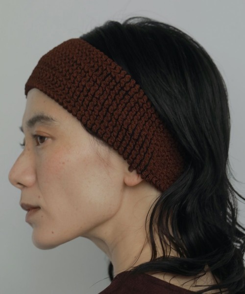 anuke(アンヌーク)の「anuke Bright Hair Turban(キャップ・レディース・ダークブラウン/ライトブルー・FREE)」の3枚目の写真