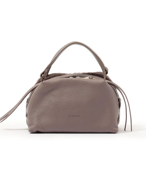 RIPANI RONDINE S ムートンコンビ ショルダーバッグ（ハンドバッグ
