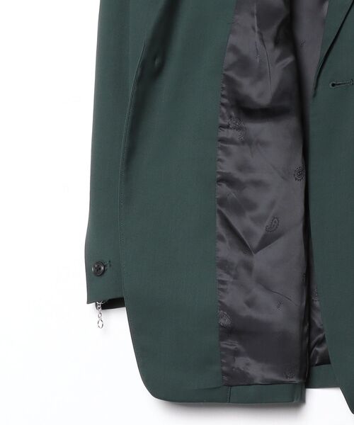 DANKE SCHON（ダンケシェーン）の「Dankeschon/ダンケシェーン/TR ZIP JACKET/テーラードジップジャケット（テーラードジャケット・レディース・モスグリーン・M）」の3枚目の写真