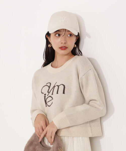 PROPORTION BODY DRESSING(プロポーションボディドレッシング)の「ロゴニット / 1215270107(ニット/セーター・レディース・オフホワイト/グレー系その他/ピンク・FREE)」の9枚目の写真