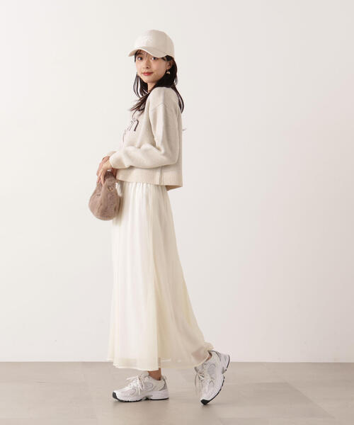 PROPORTION BODY DRESSING(プロポーションボディドレッシング)の「ロゴニット / 1215270107(ニット/セーター・レディース・オフホワイト/グレー系その他/ピンク・FREE)」の13枚目の写真