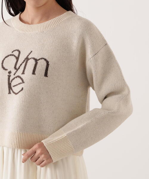 PROPORTION BODY DRESSING(プロポーションボディドレッシング)の「ロゴニット / 1215270107(ニット/セーター・レディース・オフホワイト/グレー系その他/ピンク・FREE)」の18枚目の写真