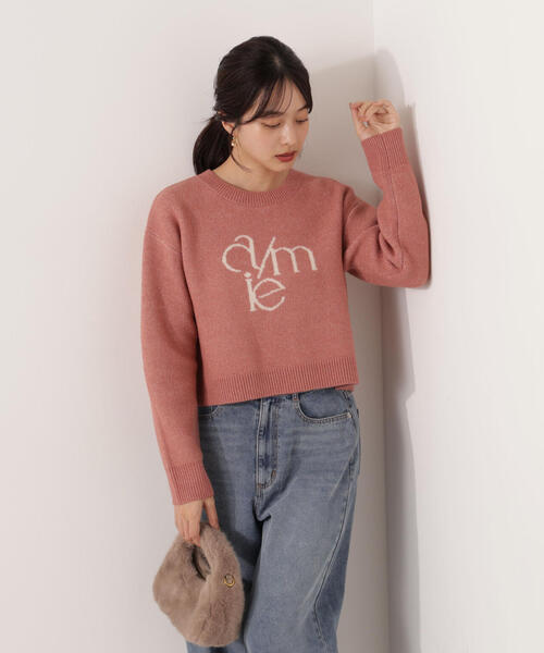 PROPORTION BODY DRESSING(プロポーションボディドレッシング)の「ロゴニット / 1215270107(ニット/セーター・レディース・オフホワイト/グレー系その他/ピンク・FREE)」の22枚目の写真