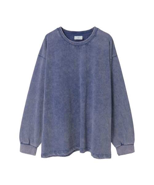 CONVERSE TOKYO（コンバーストウキョウ）の「CHEMICAL WASHED STAR★ PATCH TEE（Tシャツ/カットソー・レディース・スミクロ/パープル/ピンク・MEDIUM/SMALL）」の6枚目の写真