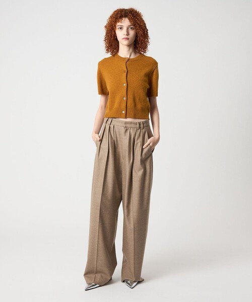 6（ロク）の「＜6(ROKU)＞TUCK PANTS/パンツ ◇（その他パンツ