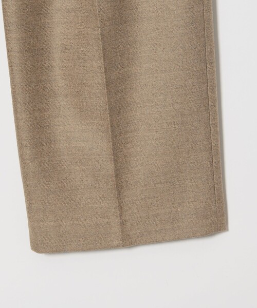 6（ロク）の「＜6(ROKU)＞ウール タック パンツ 25FW（その他パンツ・レディース・ベージュ/ブラック・36/32/38/34）」の3枚目の写真