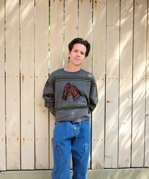 RVCA（ルーカ）の「RVCA メンズ KSL CREW SWEATER セーター 【2025年秋冬モデル】 @autumn/ルーカ馬柄ニット・セーター（ニット/セーター）」