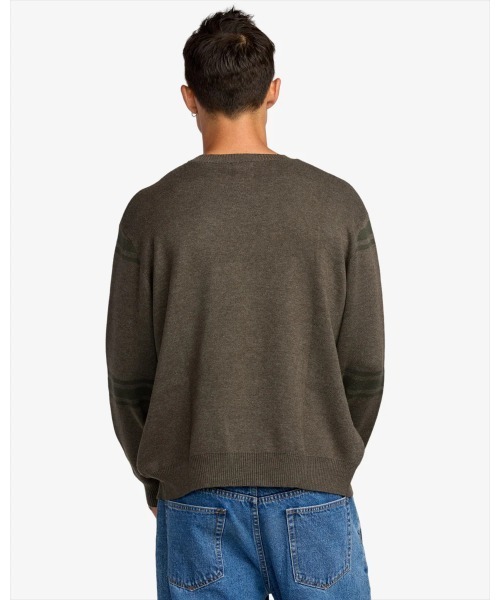 RVCA(ルーカ)の「RVCA メンズ KSL CREW SWEATER セーター 【2025年秋冬モデル】 @autumn/ルーカ馬柄ニット・セーター(ニット/セーター・メンズ・マルチ・SMALL/MEDIUM/LARGE/X-LARGE)」の7枚目の写真