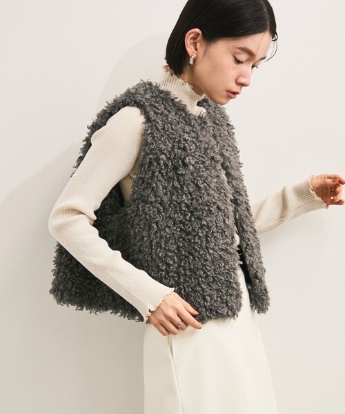 セール】プードルボアベスト（ベスト）｜LE CERCLE par rope