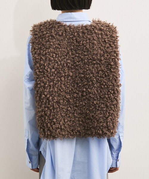 CLORE＋ プードルベスト ボアベスト ベージュ CLORE＋ プードルベスト ボアベスト ベージュ レディース