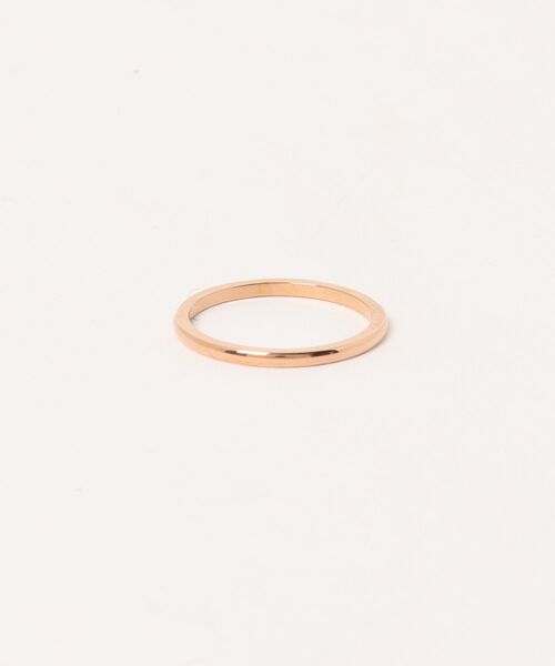 tone（トーン）の「【Milimili】zir thin ring（リング・レディース・ピンクゴールド・14）」の2枚目の写真