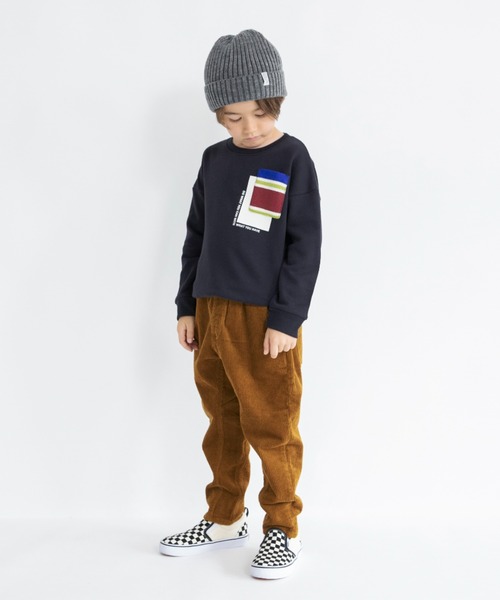 BRANSHES（ブランシェス）の「【ガーデナー】コーデュロイテーパードパンツ（その他パンツ・キッズ・アイボリー/キャメル/ネイビー・130/110/100/150/140/120/90/80）」の16枚目の写真