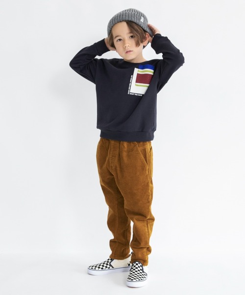 BRANSHES（ブランシェス）の「【ガーデナー】コーデュロイテーパードパンツ（その他パンツ・キッズ・アイボリー/キャメル/ネイビー・130/110/100/150/140/120/90/80）」の17枚目の写真