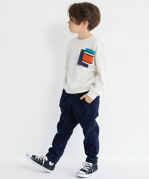 BRANSHES（ブランシェス）の「【ガーデナー】コーデュロイテーパードパンツ（その他パンツ・キッズ・アイボリー/キャメル/ネイビー・130/110/100/150/140/120/90/80）」の12枚目の写真