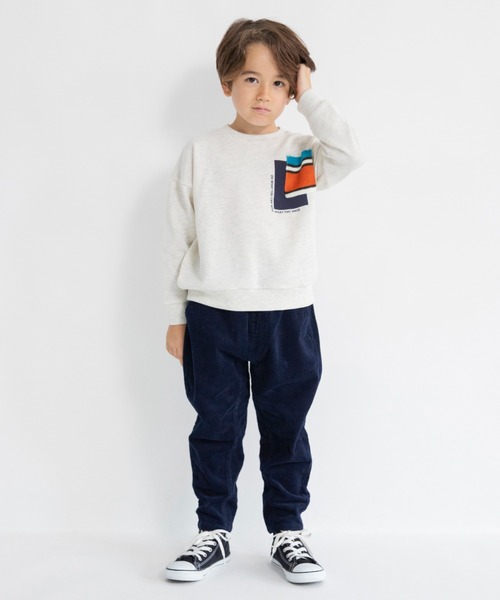 BRANSHES（ブランシェス）の「【ガーデナー】コーデュロイテーパードパンツ（その他パンツ・キッズ・アイボリー/キャメル/ネイビー・130/110/100/150/140/120/90/80）」の13枚目の写真