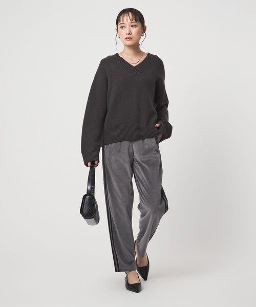 adidas Originals（アディダスオリジナルス）の「＜adidas Originals＞ベロア トラックパンツ（その他パンツ・レディース・ダークグレー/ブラック・S/XS）」の17枚目の写真