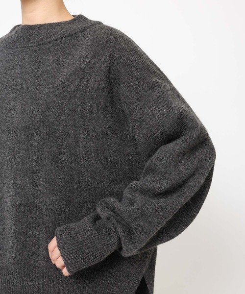 美品　BABYLONE バビロン ウールカシミアボトルネックプルオーバー（ニット/セーター