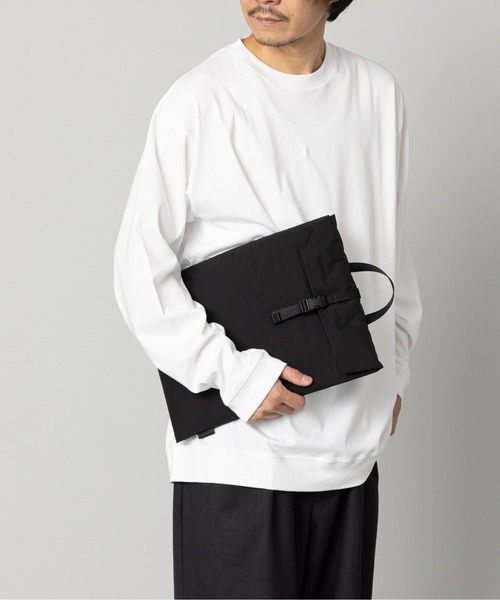 kuros'オリジナル】ふかふか塩縮ナイロン PCケース タテ型 豊岡製 黒