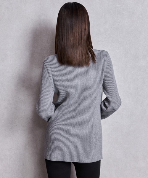 GYDA（ジェイダ）の「ZOZO限定！！リブPOLOニットトップス（ニット/セーター・レディース・アイボリー/レッド/グレー/ブラック・FREE）」の13枚目の写真