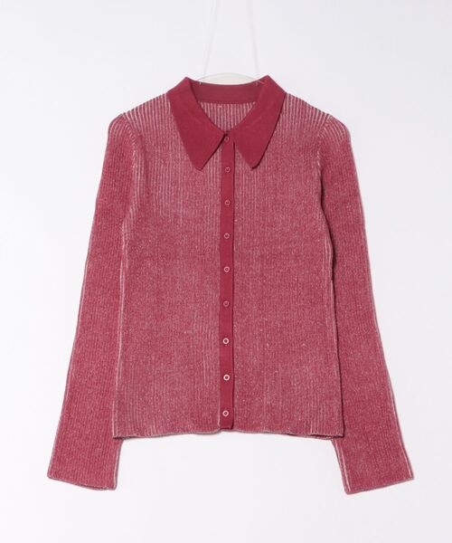 GYDA（ジェイダ）の「ZOZO限定！！リブPOLOニットトップス（ニット/セーター・レディース・アイボリー/レッド/グレー/ブラック・FREE）」の20枚目の写真