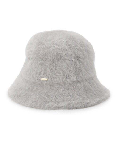 grove（グローブ）の「シャギーハット（ハット・レディース・アイボリー/グレー/ブラック・00）」の5枚目の写真