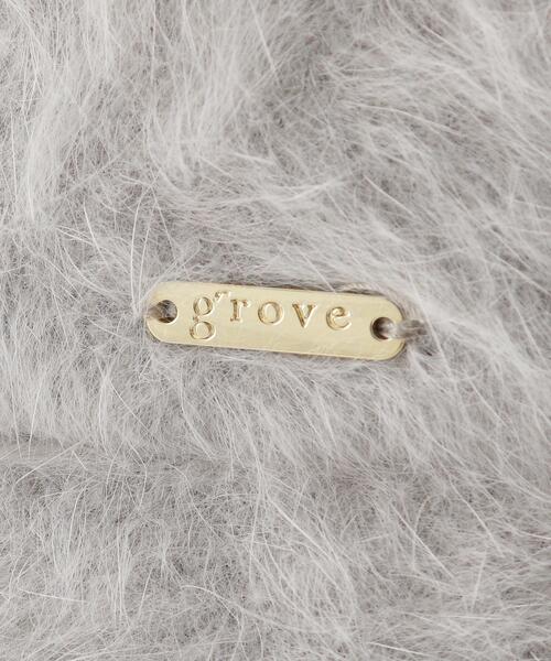 grove（グローブ）の「シャギーハット（ハット・レディース・アイボリー/グレー/ブラック・00）」の10枚目の写真