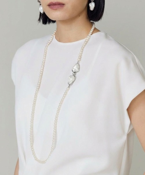 【ADER.bijoux】pearllongneckla/ロングネックレス