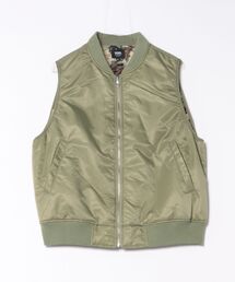 VANS ヴァンズ M Vintage Twill Bomber VST ベスト 125K1091000 SAGE