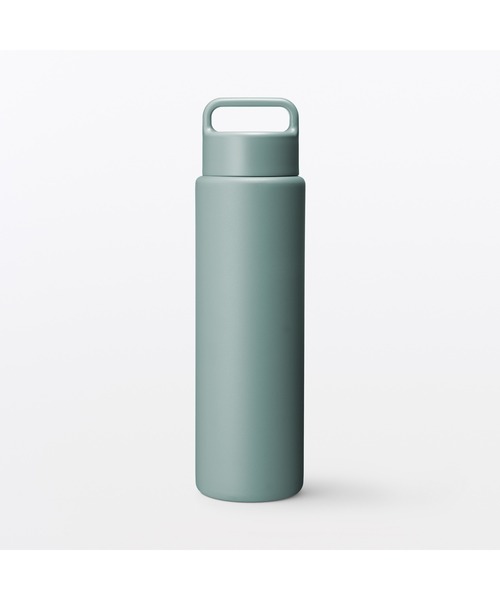 無印良品（ムジルシリョウヒン）の「真空断熱構造　保温保冷ボトル　ハンドルタイプ　７５０ｍＬ（水筒・メンズ・ベージュ系/シルバー/ブラック・FREE）」の18枚目の写真