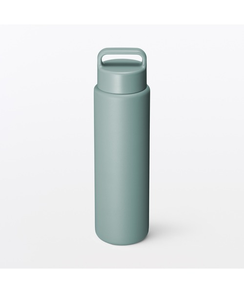 無印良品（ムジルシリョウヒン）の「真空断熱構造　保温保冷ボトル　ハンドルタイプ　７５０ｍＬ（水筒・メンズ・ベージュ系/シルバー/ブラック・FREE）」の19枚目の写真