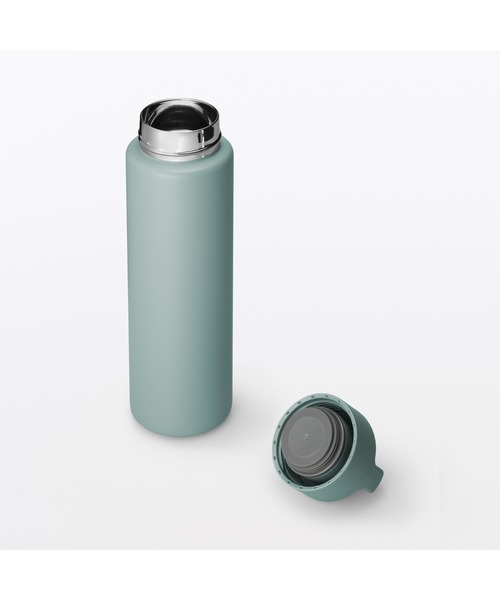 無印良品（ムジルシリョウヒン）の「真空断熱構造　保温保冷ボトル　ハンドルタイプ　７５０ｍＬ（水筒・メンズ・ベージュ系/シルバー/ブラック・FREE）」の20枚目の写真