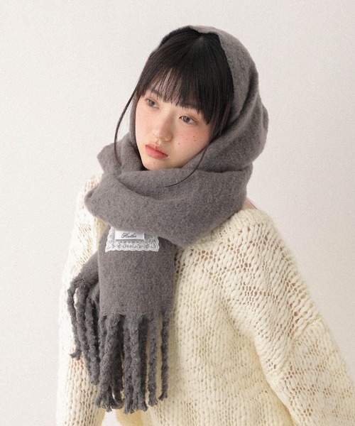 ボリュームフリンジマフラー 590684（マフラー）｜Heather（ヘザー）の