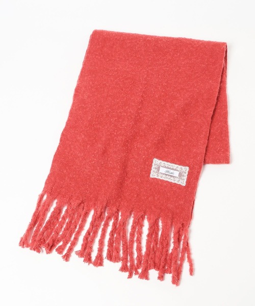 Heather（ヘザー）の「ボリュームフリンジマフラー　 590684（マフラー・レディース・レッド/アイボリー/チャコールグレー/ベージュ・ONE SIZE）」の20枚目の写真