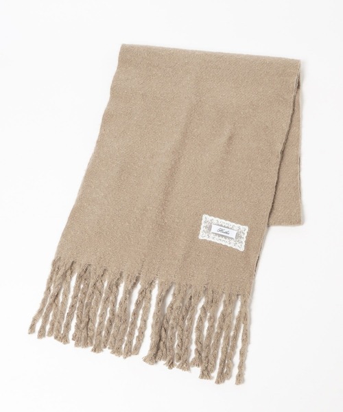 Heather（ヘザー）の「ボリュームフリンジマフラー　 590684（マフラー・レディース・レッド/アイボリー/チャコールグレー/ベージュ・ONE SIZE）」の21枚目の写真