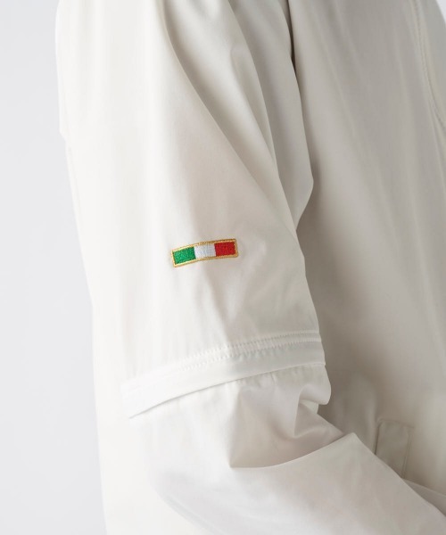 Kappa(カッパ)の「【Kappa/カッパ】ウィンドジャケット ゴルフ アウトドア(ブルゾン・メンズ・ホワイト・XX-LARGE)」の6枚目の写真