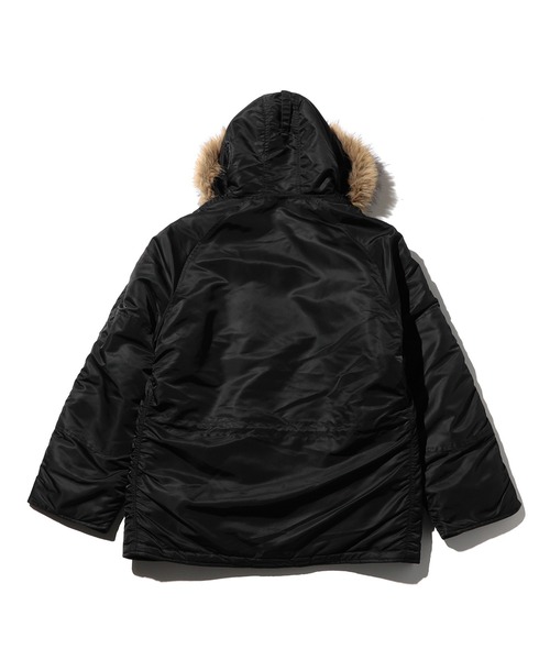 Valley Apparel(バレーアパレル)の「N-3B フライトナイロンジャケット/フライトジャケット(ミリタリージャケット・メンズ・ブラック/グレー系その他・MEDIUM/LARGE/X-LARGE/SMALL)」の3枚目の写真