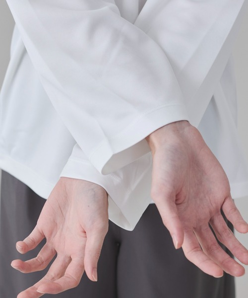 BROWNY（ブラウニー）の「BROWNY/2点セット フェイクスウェードアンサンブルカーディガン（カーディガン/ボレロ・メンズ・サックスブルー/チャコールグレー・LARGE/MEDIUM）」の7枚目の写真